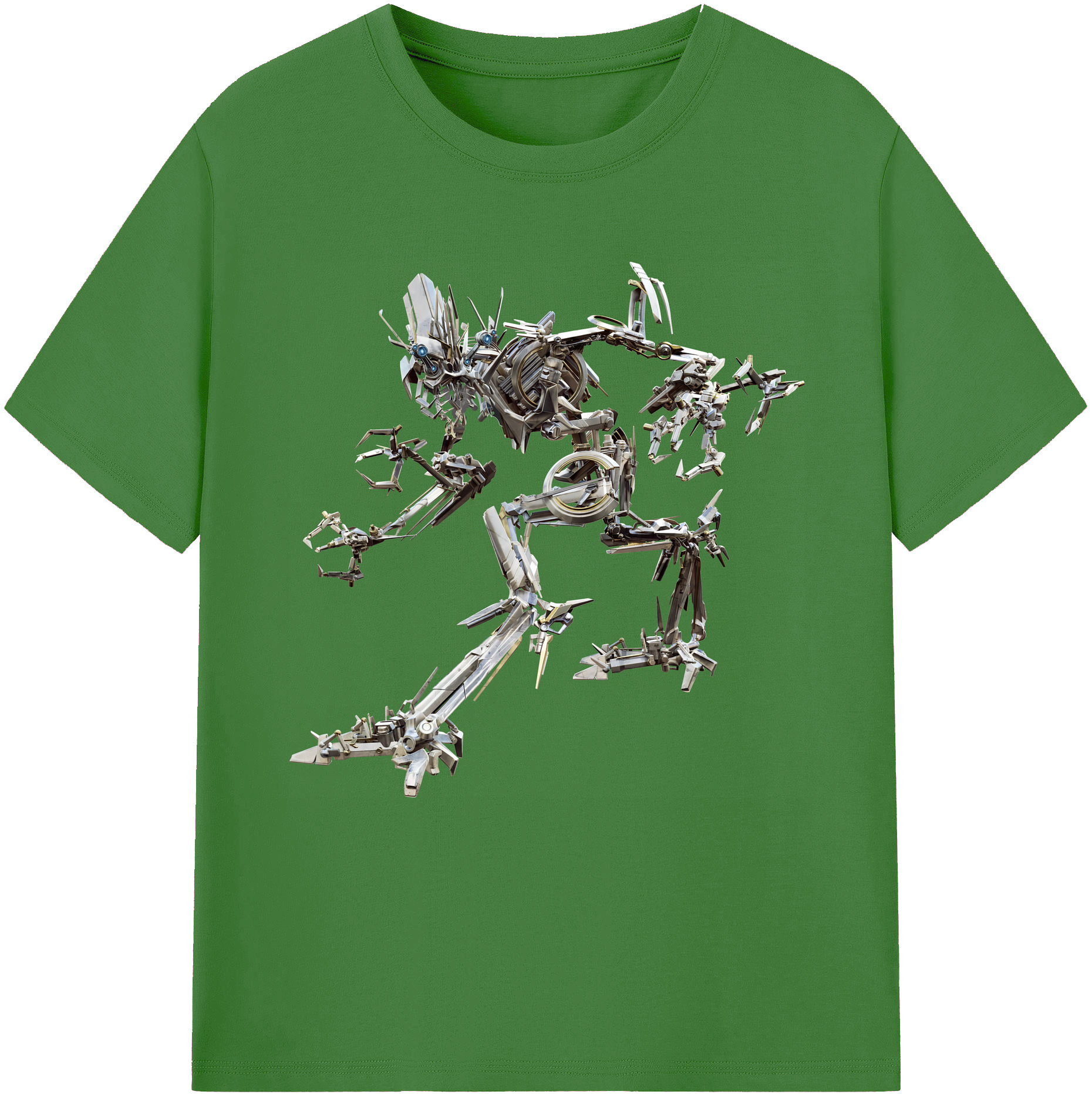 （画像用） Transformers トランスフォーマー レディースカジュアルプリントTシャツ（綿100％）